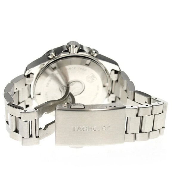 TAG HEUER Aqua racer CAF101F Chronograph Date Silver Dial Quartz Men's - Picture 4 of 11